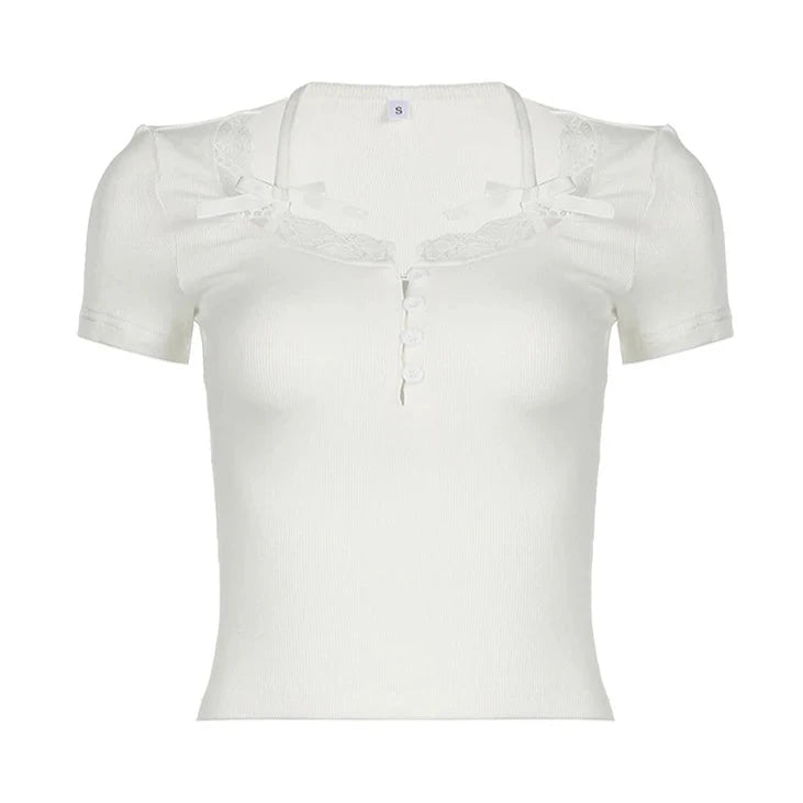 Halter Neck Laced Shirt